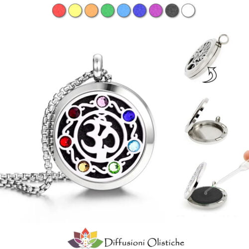 Collana con ciondolo - Chakra Om - immagine 2