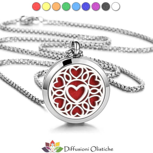 Collana con ciondolo - Cuori