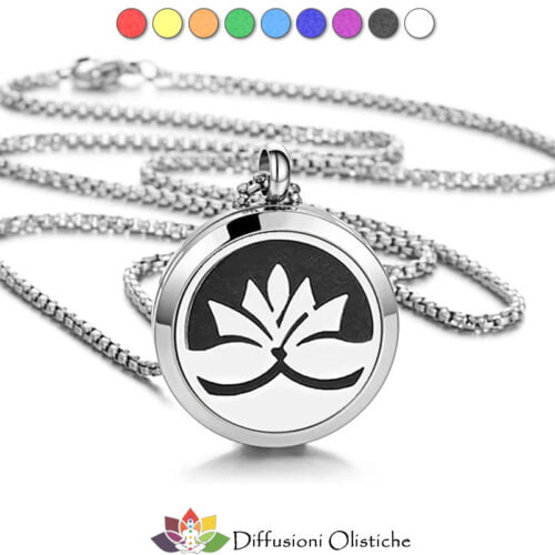 Collana con ciondolo - Fiore di Loto