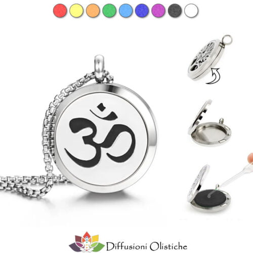 Alternative view of Collana con ciondolo - Om