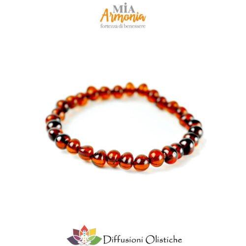 Braccaile MAMMA elastico ambra cognac