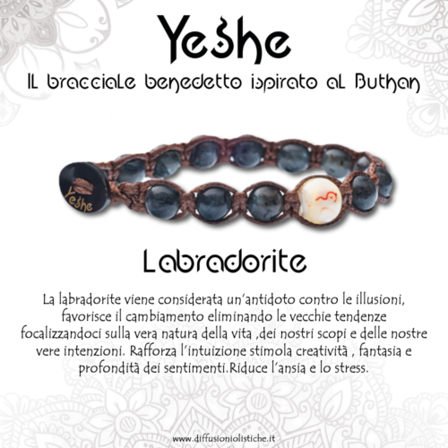 Alternative view of YESHE - Bracciale del Buthan - Labradorite