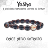 YESHE - Bracciale del Buthan - Onice Nero Satinato