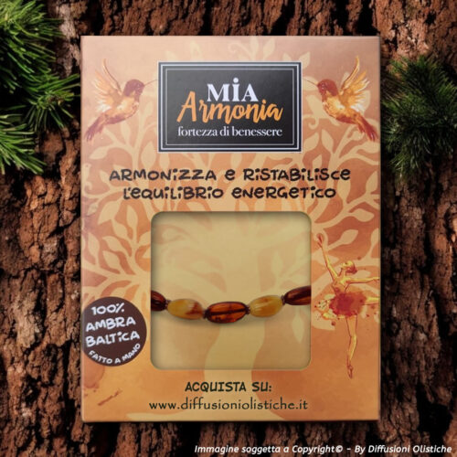 Alternative view of Girocollo in ambra multicolor