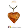 Pendente ambra "CUORE"