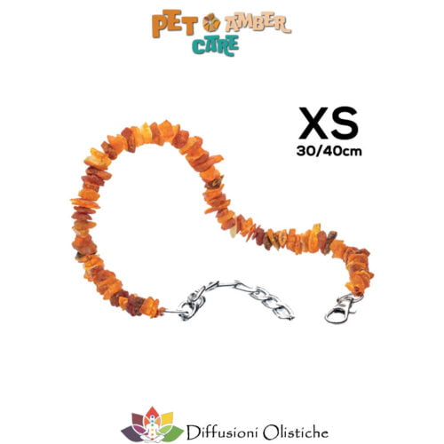 PETAMBER - Collare per cani taglia XS - 30-40 CM