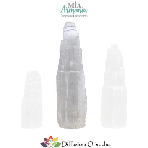 SELENITE - Lampada da 40 cm