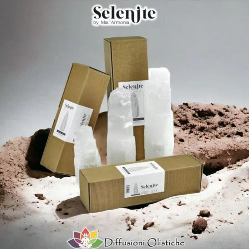 SELENITE - Lampada da 20 cm - immagine 2