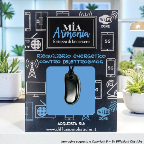 Alternative view of SHUNGITE T2 - Ciondolo BURATTATO