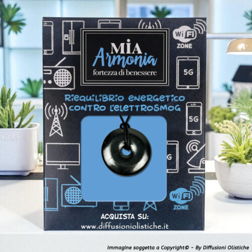 Alternative view of SHUNGITE T2 - Ciondolo DONUT