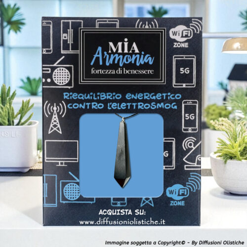 Alternative view of SHUNGITE T2 - Ciondolo Pendente GRANDE