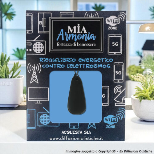 Alternative view of SHUNGITE T2 - Ciondolo PIATTO