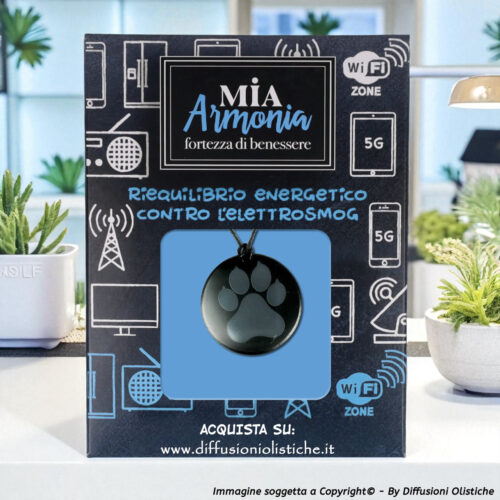 Alternative view of SHUNGITE T2 - Ciondolo PAW