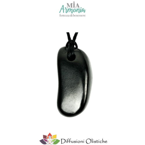 SHUNGITE T2 - Ciondolo BURATTATO