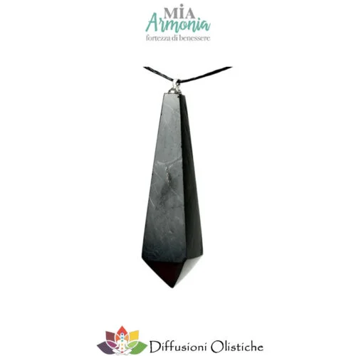 SHUNGITE T2 - Ciondolo Pendente GRANDE