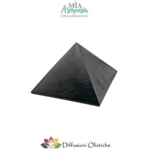 SHUNGITE T2 - Piramide piccola 4cm per lato ca.
