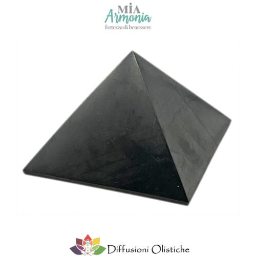 SHUNGITE T2 - Piramide grande 7cm per lato ca.