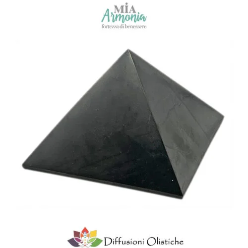 SHUNGITE T2 - Piramide grande 7cm per lato ca.