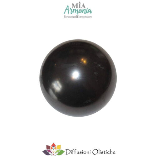 SHUNGITE T2 - Sfera piccola diametro 5 cm ca.