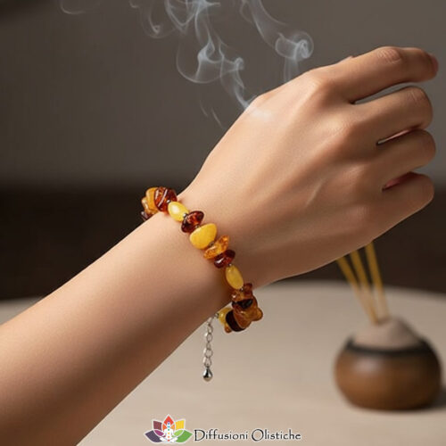 Bracciale ambra "JOY" multicolor